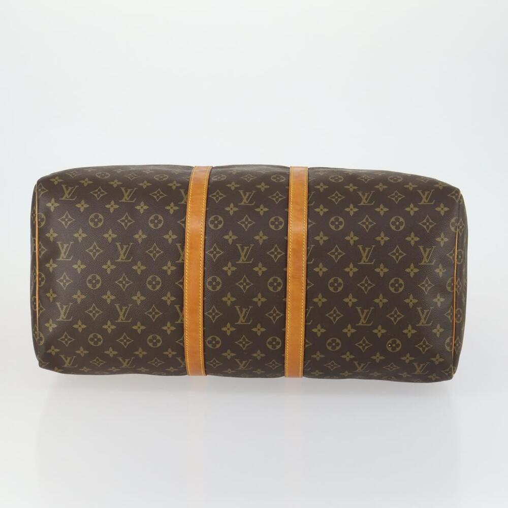 LOUIS VUITTON Monogram Keepall 55 Boston Bag M41424 LV Auth 156198 - Picture 5 of 16
